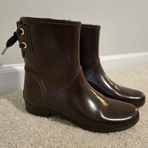 🌤Elegant Michael Kors Purple Rain Boots